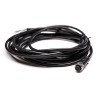 Cable M12 Profibus 5Pin A-Coding Cable moldeado recto hembra 5M AWG22 PVC Negro
