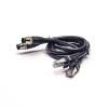 M12 RJ45 Cables Ethernet Cables de red 1M AWG22 M12 4Pin A Código Macho a 8P 8C RJ45 Enchufe 2PCS