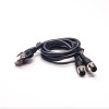 Кабели Ethernet M12 RJ45 Сетевые кабели 1M AWG22 M12 4Pin A Code Male To 8P 8C RJ45 Plug 2PCS