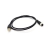 M12 auf USB-Kabel 180 Grad M12 A Code 4 Pin Buchse auf USB A Male Assembly Unshiled 1M AWG26