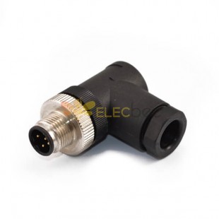 10pcs Circular Metric Connectors M12 Mâle B Code R/A 5P PG9 Field Installable Cable Plug