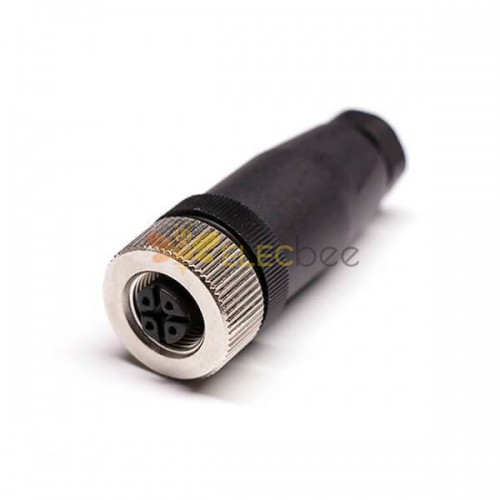 10pcs M12 B Coded IP67 Circular Connectors 5Pin Field Installable Cable Plug With Screw Termination