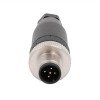 2pcs IP67 Waterproof M12 5Pin A Code Male Cable Plug