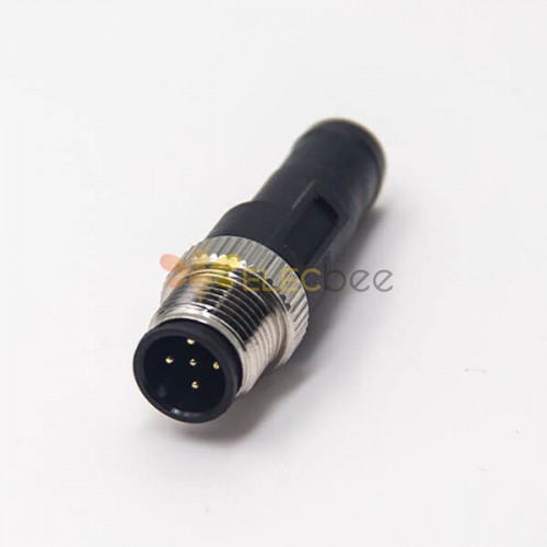 5 Pin M12 Connector Terminal Load Male A Code Unshield Waterproof