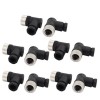 Field Attachable M12 Connectors 5Pin Female Screw-Joint Type 10PCS