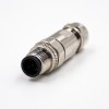 Field Wireable M12 Connectors 5Pin A-Coding Male Straight Shield Field Wireable Connector Cable Screw-joint