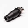 Industrial M12 D-Code Field Terminable Waterproof Plug 4Pin Male With PG7 Unshield