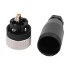 M12 5Pin Femme A-Code Field Installable Screw Termination Cable Mount Connector 2PCS