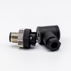 m12 90 Degree Connector right angle A Code 4 pin Male Screw-joint Unshielded