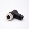 m12 Connector 5 pin Female 90 Degree Screw-joint Unshielded A code