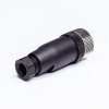 M12 Field Wireable Conector 5pin hembra A-Code Cable Plug Straight Unshiled With Screw Termination PG7 PG9, Impermeable