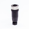 M12 Field Wireable Conector 5pin hembra A-Code Cable Plug Straight Unshiled With Screw Termination PG7 PG9, Impermeable