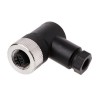 M12 Profibus Rated Field Wireable Connectors 4Pin A Code Female 90 Degree Unshiled Cable Plug Waterproof