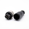 Plug M12 4 Pin A-Coding Plastic Shell Femme Plug Screw-Joint pour câble