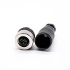 Plug M12 4 Pin A-Coding Plastic Shell Femme Plug Screw-Joint pour câble