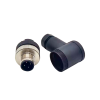 Right Angle Sensors M12 4Pin A Code Male Unshiled Waterproof Field Wireable Connector For Profinet