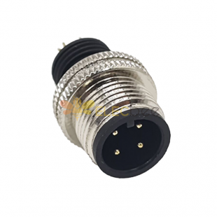4 핀 커넥터 m12 사출 성형 커넥터 남성 스트레이트 솔더 컵 A 코드