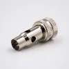 M12 5 Pin Connector Female Field Wireable Connector A Coded Straight For Cable Solder Type Shield