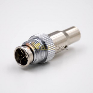 M12 8 pin Connector X Coded Field Wireable Connector Male Straight For Cable Solder Type Shield