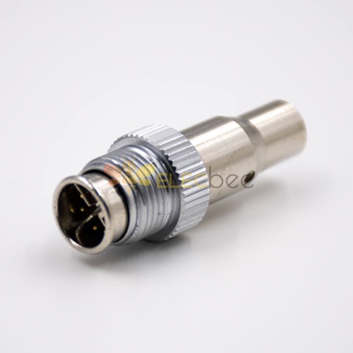 M12 8 broches Connecteur X Coded Field Wireable Connector Male For Cable Solder Type Shield