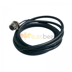 10pcs M12 4 pin connector cable 30CM Length