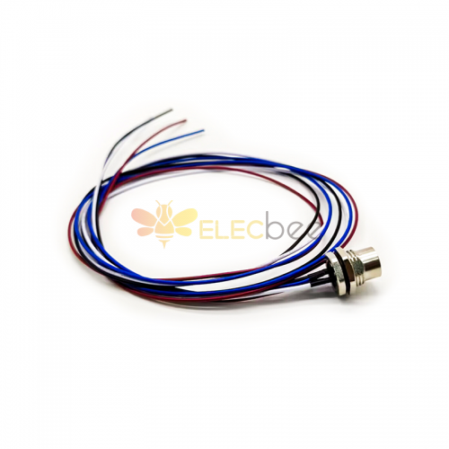 Connecteur M12 4 broches  Câblable sur le terrain, industrie de la  brillance des câbles