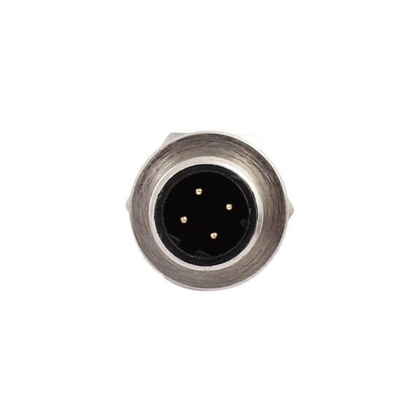 4-Pole M12 Supports Connector Solder Contacts For Cable 10PCS