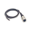 M16 Femme Type 6Pin Un code straight Single Ended Cable Solder Type