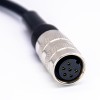 M16 Female Type 6Pin A Code Straight Single Ended Cable 1 Meter Assembly Cable with Plastic Tail 
