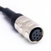 M16 Femme Type 6Pin Un code straight Single Ended Cable Solder Type