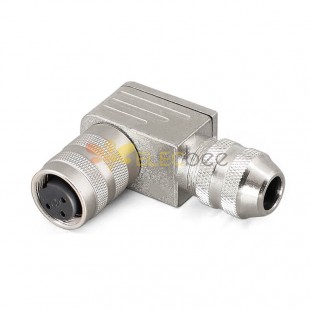 IP67 waterproof 3 pin female M16 cable connector Circular aviation plug 7A 250V