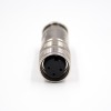 M16 Connector 3 Pin Female Waterproof Straight All Metal Shield Field Wireable Connector