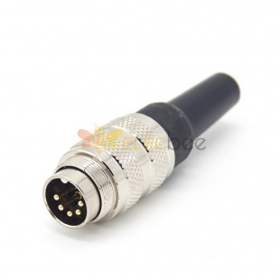 Rewireable Plug M16 5 Pin Waterproorf Прямой мужской кабельный разъем non-Shield