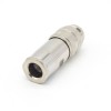 Straight Male Connector M16 8 Pin Waterproof Cable Plug Shield