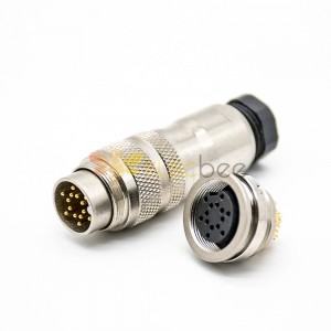 Kablo Lehim Tipi için 14 pin Erkek Konektör Plug&Soket Dişi