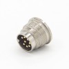 M16 8 Pin Connector 180 Gradi Impermeabile Male Socket Solder Cup per Cable Shield