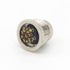 M16 8 Pin Connector 180 Degree Waterproof Male Socket Solder Cup for Cable Shield