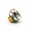 M16 Connector Female 8 pin Straight Solder Type for Cable Shield