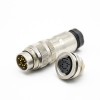 M16 Connector 14 pin Male Plug&Socket Female for Cable Solder Type 5pcs
