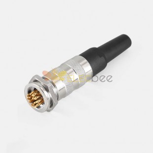 Electrical 16 pin male socket and female plug circular waterproof M16 J09 connector solder type for cable