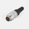 IP65 waterproof J09 M16 8pin straight male plug and female socket solder type for cable