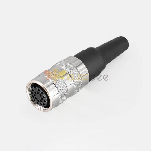 J09 Series 19pin Connector M16 Cable Assembly Connectors M16 female plug Waterproof Connector