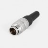 J09 straight male plug 2pin M16 connector IP65 cable docking male plug connector Non-Shield