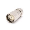 female plug M623 17 Pin Straight Female Waterproof Cable Connector Shield