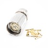 M23 12 Pin Connector Female plug Straight Solder Type for Cable Connector Shield