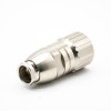 M23 6 pin Connector Female Solder Type Straight Connector Shield