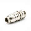 M23 6 pin Female Straight Connector for Cable Solder Type Shield