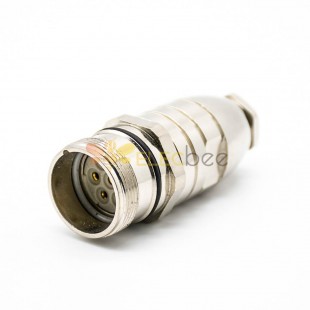 M23 6pin Female Connector for Cable soude Type Straight plug Shield M23 6pin