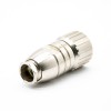 M23 Connector 12 pin Male Solder Type Straight Connector Shield