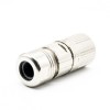 M23 Connectors 6pin Male Straight Solder Type for Cable Connector Shield